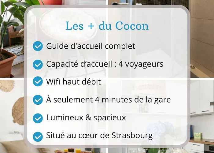 Le Cocon - Proche Gare - Lumineux & Centre - Commerces A Proximite Lägenhet Strasbourg
